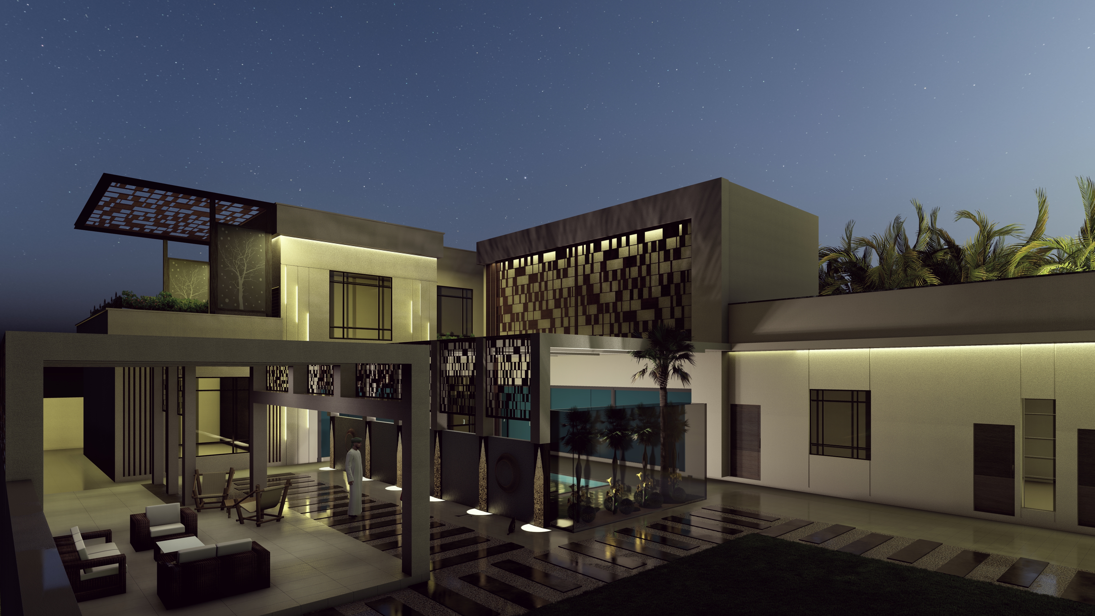 Interiors of villa & flat